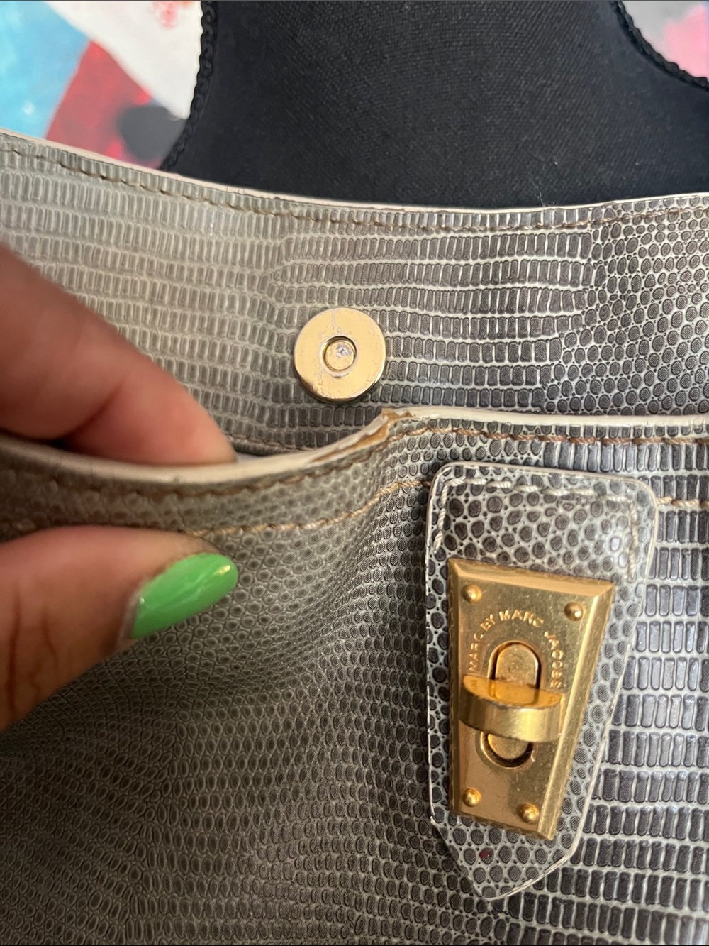 Marc by Marc Jacobs Embossed Satchel - Picture 12 of 15